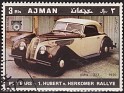 Ajman - 1970 - Cars - 3 RLS - Multicolor - Cars, Rallye - Michel 620 - Car BMW 327 1936 Aniv. Hubert v. Herkomer Rallye - 0